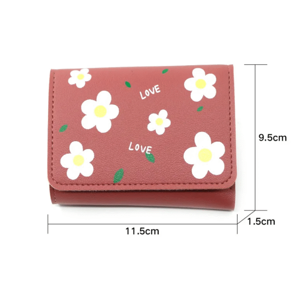Cute Love Flower Female Wallet - Image 9
