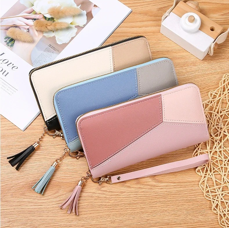 Women's Long Clutch Tassel Large Capacity Wallet