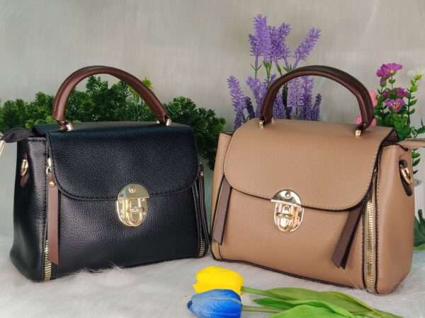 High-End Lock Shoulder Bag – Chic & Durable! - Image 3