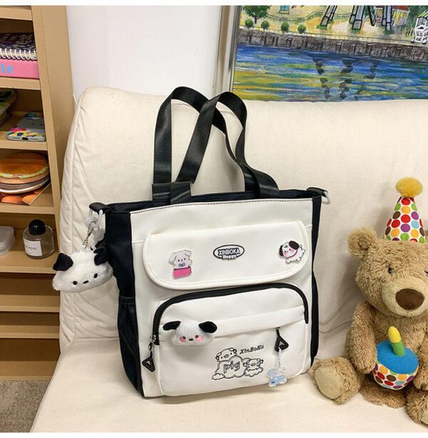 Korean Style College Shoulder Bag - Image 2