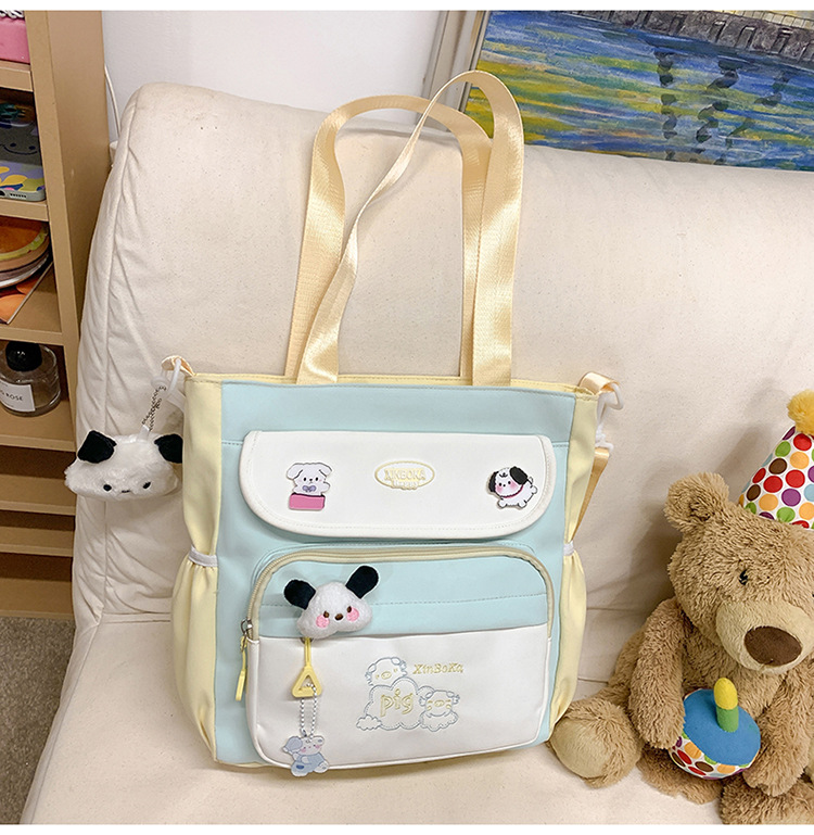 Korean Style College Shoulder Bag - Image 4