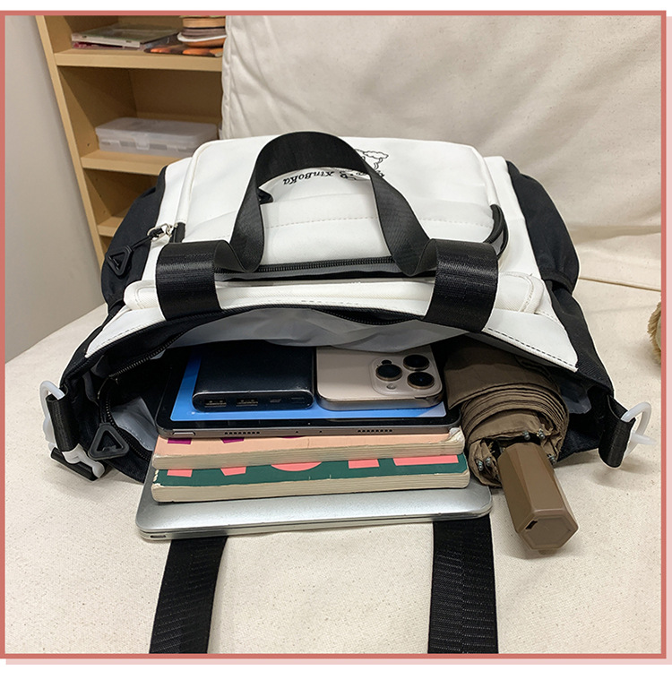 Korean Style College Shoulder Bag - Image 11