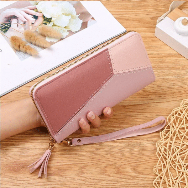 Women's Long Clutch Tassel Large Capacity Wallet - Image 2