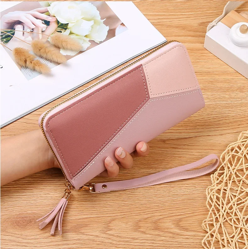 Women's Long Clutch Tassel Large Capacity Wallet - Image 2