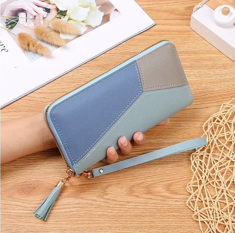 Women's Long Clutch Tassel Large Capacity Wallet - Image 3