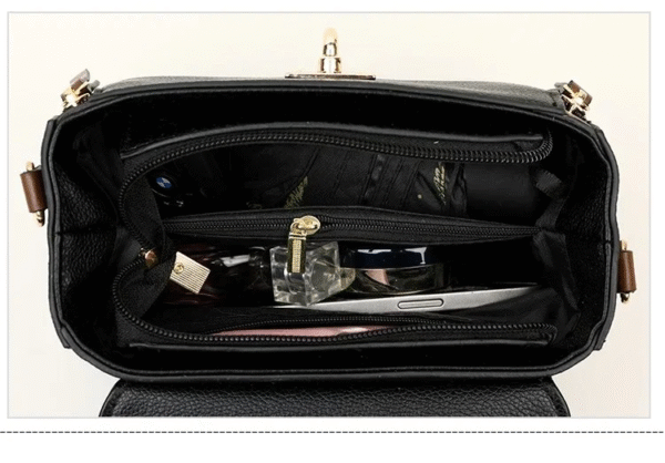 High-End Lock Shoulder Bag – Chic & Durable! - Image 6