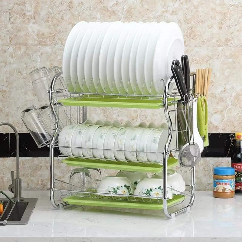 Modern Design 3 Tier Kitchen Dish Drying Rack - Image 5