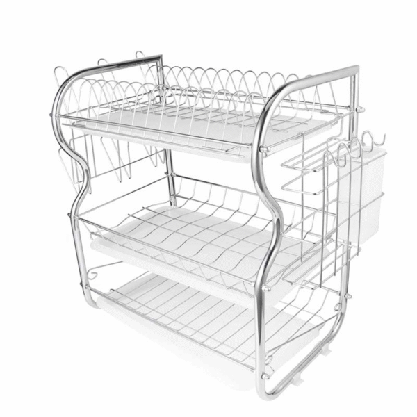 Modern Design 3 Tier Kitchen Dish Drying Rack - Image 7