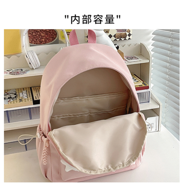Kawaii Cute Backpack with Accessories - Image 8