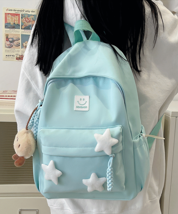Kawaii Cute Backpack with Accessories - Image 7